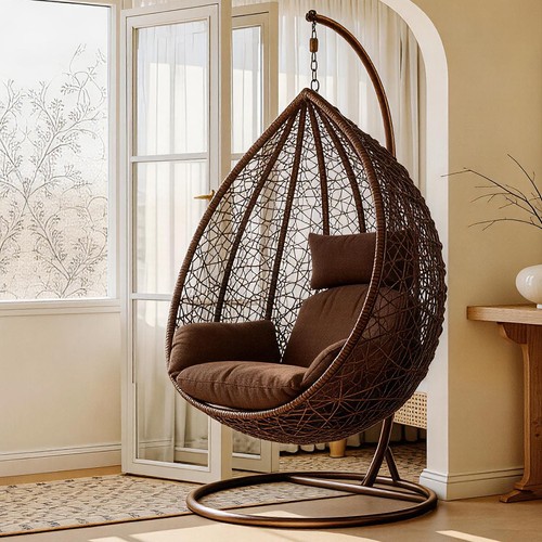 Rattan swing egg chair - egg,