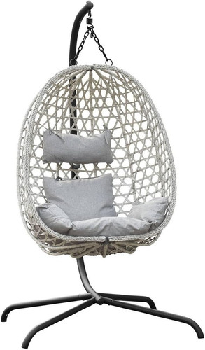 Hanging egg chair with - hanging,