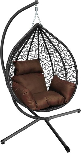Rattan swing egg chair - rattan,