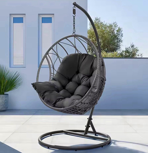 Rattan wicker hanging egg - hanging,