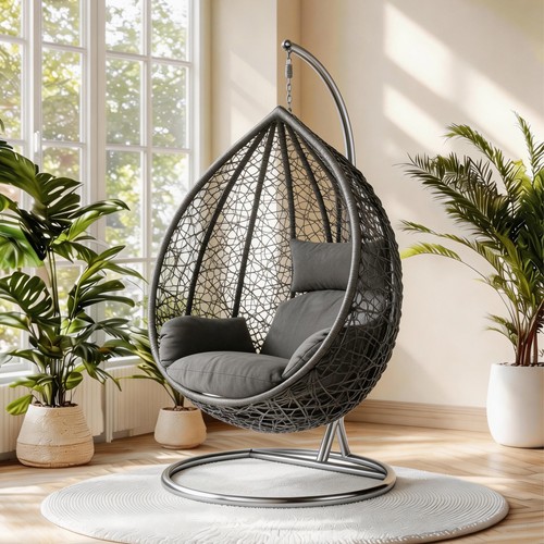 Rattan egg chair swing - chair,