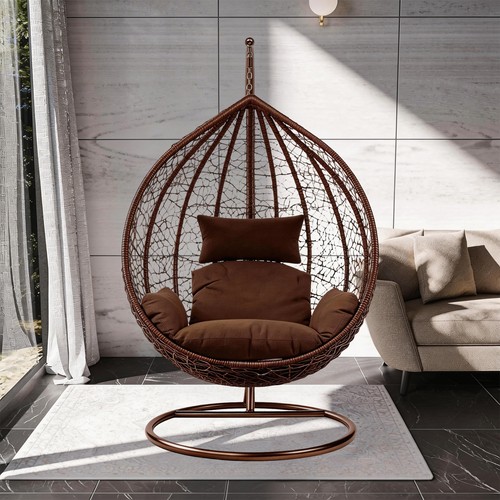 Hanging rattan egg chair - rattan,
