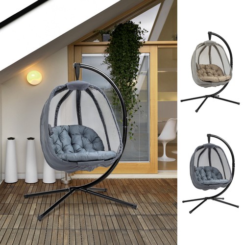 Hanging egg chair folded swing - chair,