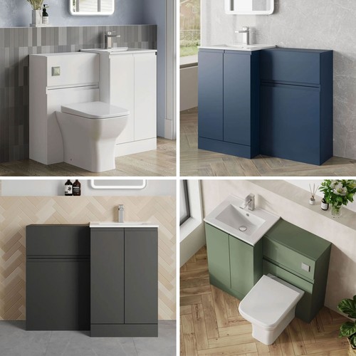 Nuie urban 1000mm door basin - 1000mm, 2-door