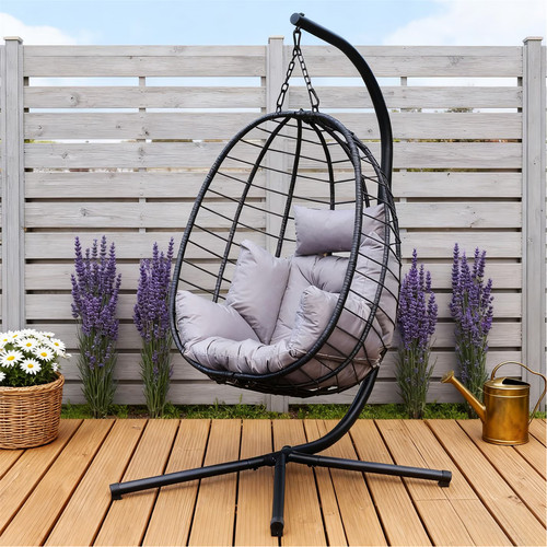Hanging egg chair - hanging,