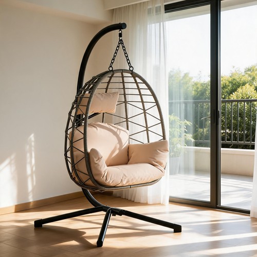 Rattan swing egg - swing, garden
