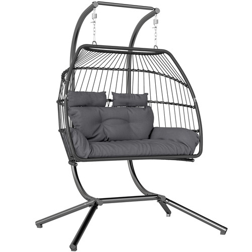 Double hanging egg chair 170cm - egg,
