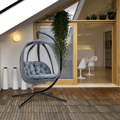 Folding hanging egg chair - egg,