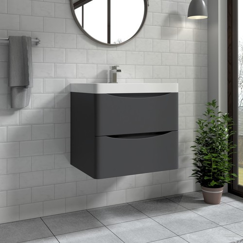 Anthracite vanity unit - anthracite,