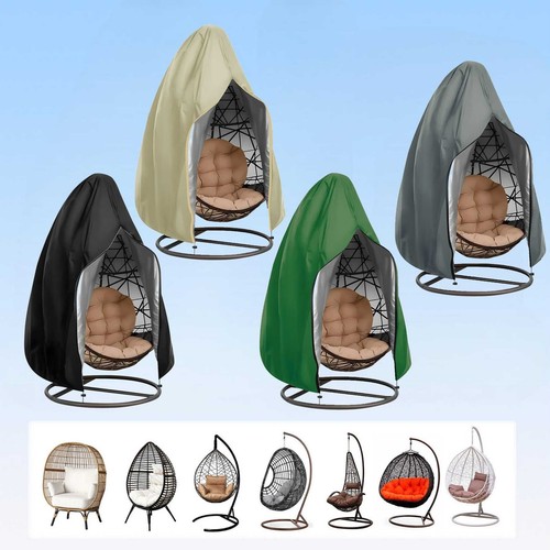 Patio hanging egg chair - chair, cover