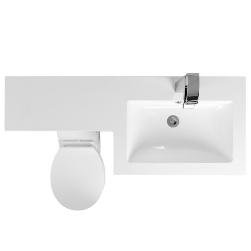 Designer 1100mm white - rh,