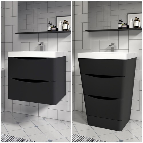 Modern bathroom vanity unit - modern,